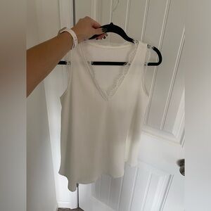 White tank blouse
